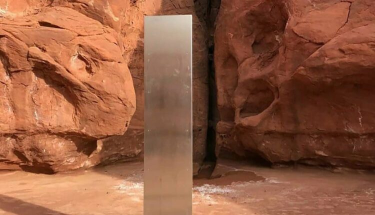 Unidentified Metal Monolith discovered in US Utah Desert