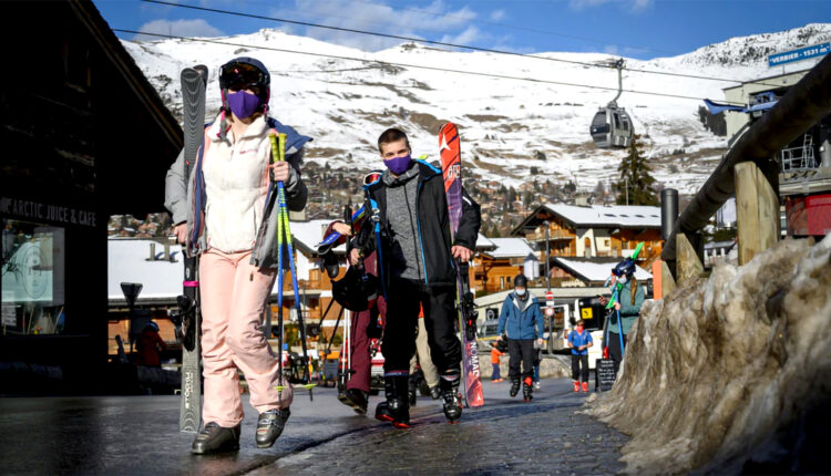 Forced into a ten-day quarantine in the Swiss Ski Resort of Verbier, hundreds of British tourists escaped under cover of night.