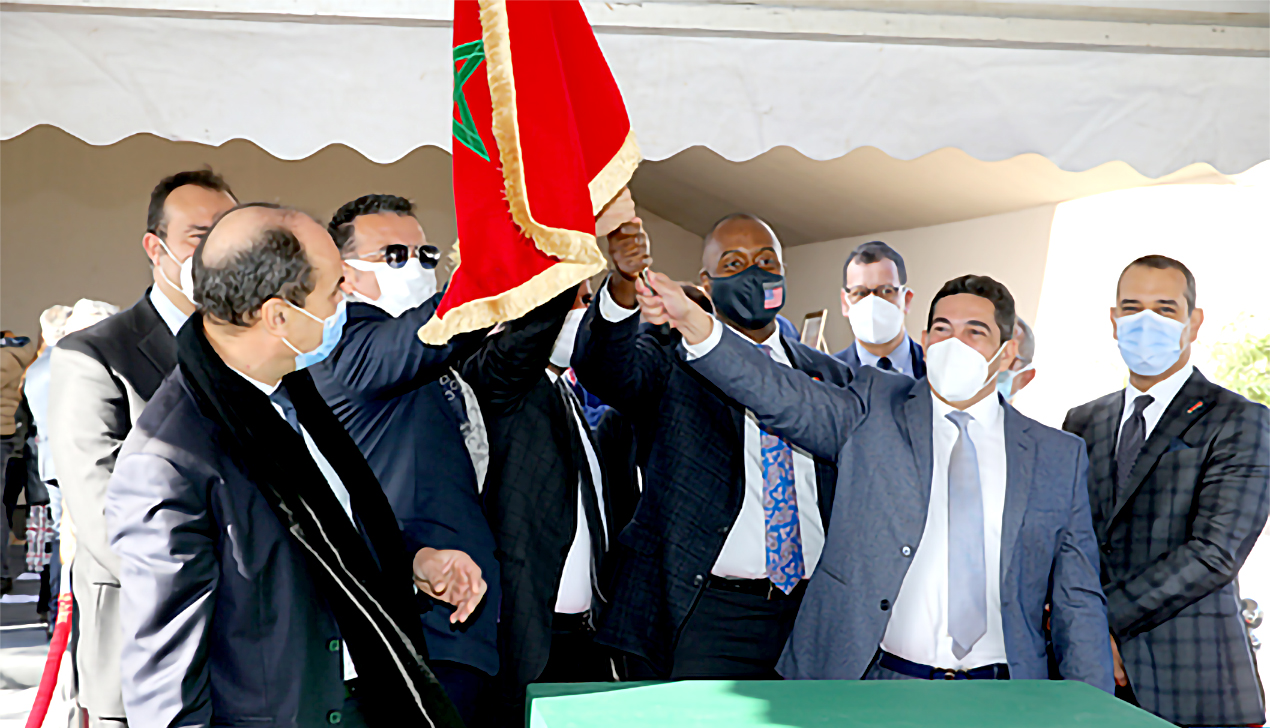 Said Amzazi has chaired the Inauguration of Construction Work of a Vocational Training Center in Professions of Transport and Logistics Services in Nouaceur, Casablanca.