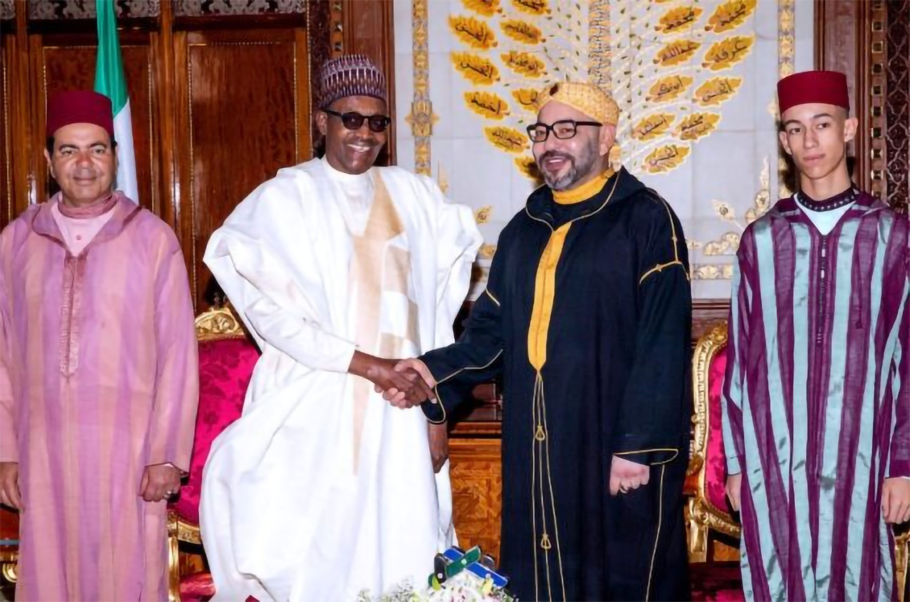 Nigeria’s President Thanks HM King of Morocco Mohammed VI for the help and support Morocco allots to Nigeria.