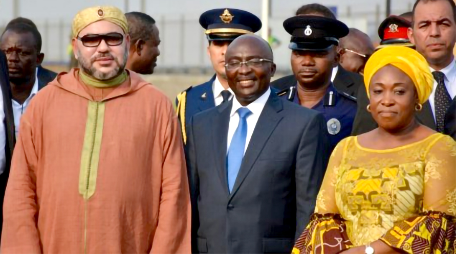 Morocco’s King Mohammed VI arrives in Ghana as he begins visit to five African nations