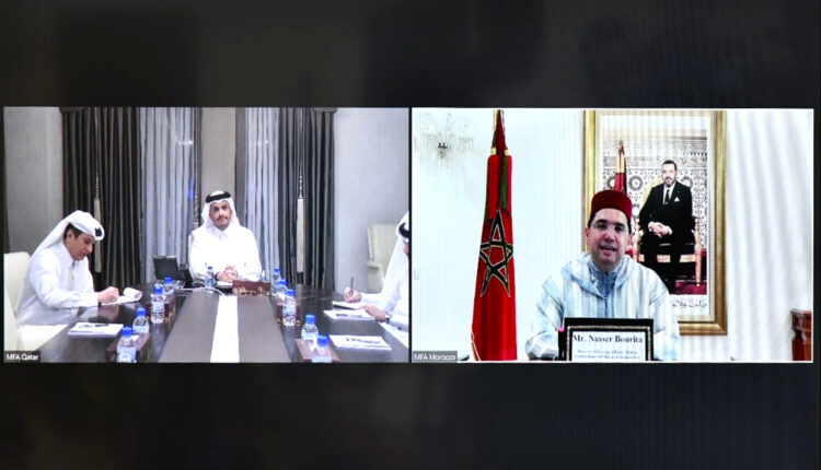FM Nasser Bourita Holds Talks with His Qatari Counterpart