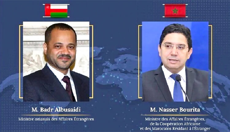 Morocco’s FM Nasser Bourita Holds Videoconference with his Omani Counterpart