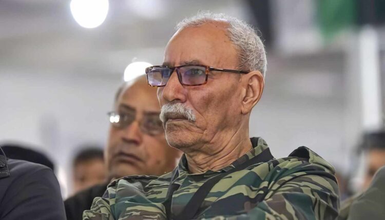 Brahim Ghali, leader of the separatist Polisario Front.