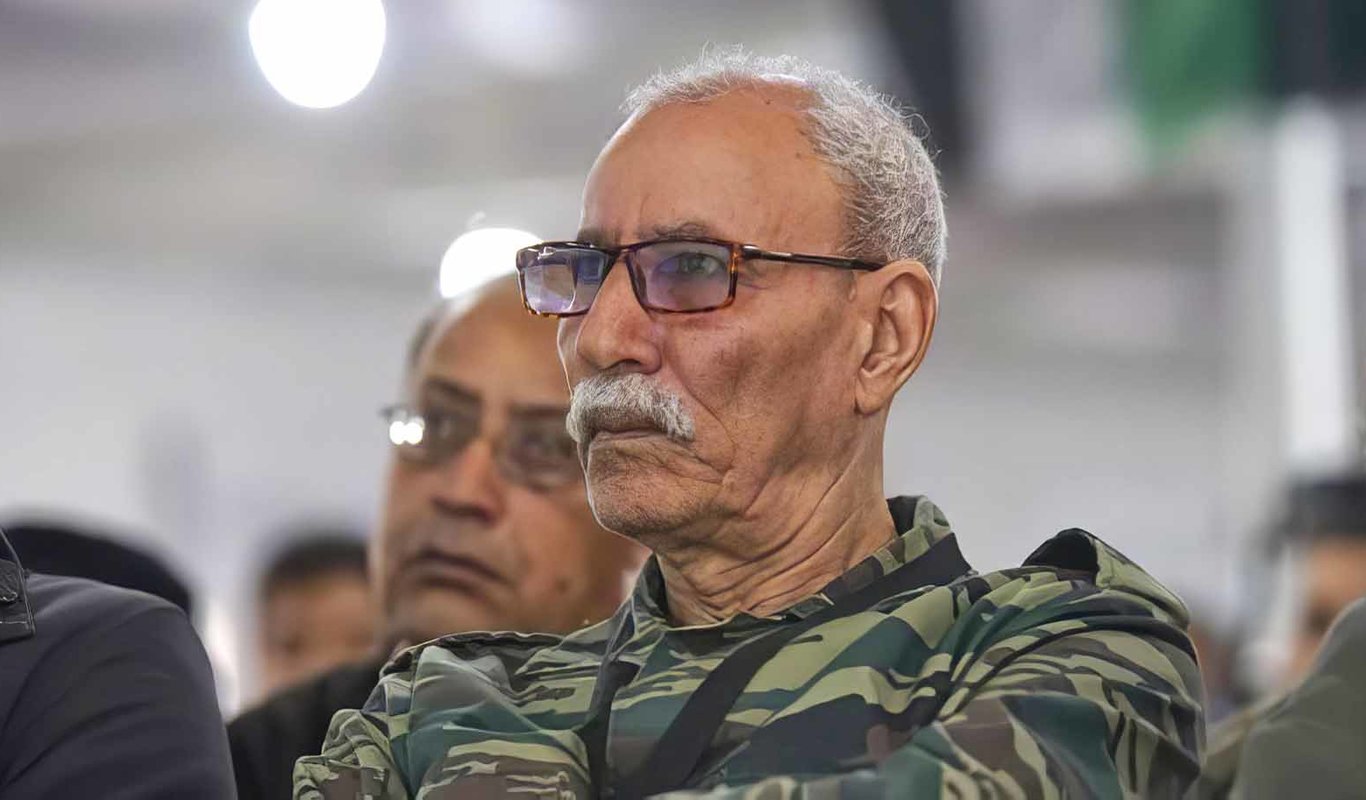 Brahim Ghali, leader of the separatist Polisario Front.