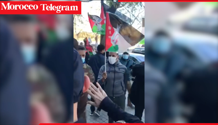 Polisario attack Moroccan consulate in Spain and lower the Moroccan Flag