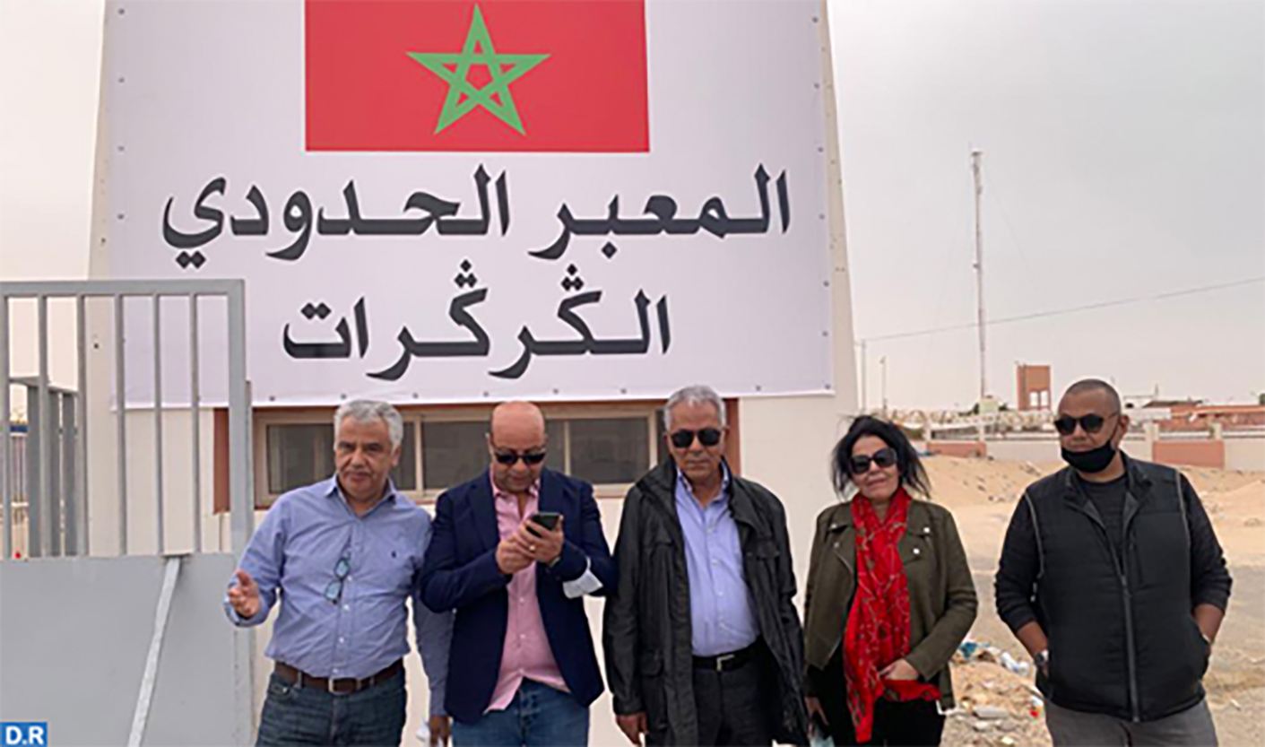 National Association of Media and Editors Visits Guerguerat