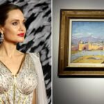 Angelina Jolie will sell the painting "The Koutoubia Mosque" at an auction in London next March, at an estimated price of more than 3 million dollars.