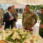 The commander of US Africa Command, General Stephen Townsend, during his visit to Morocco