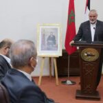 Ismael Haniyeh during his visit to Morocco