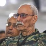 Brahim Ghali, leader of the separatist Polisario Front.