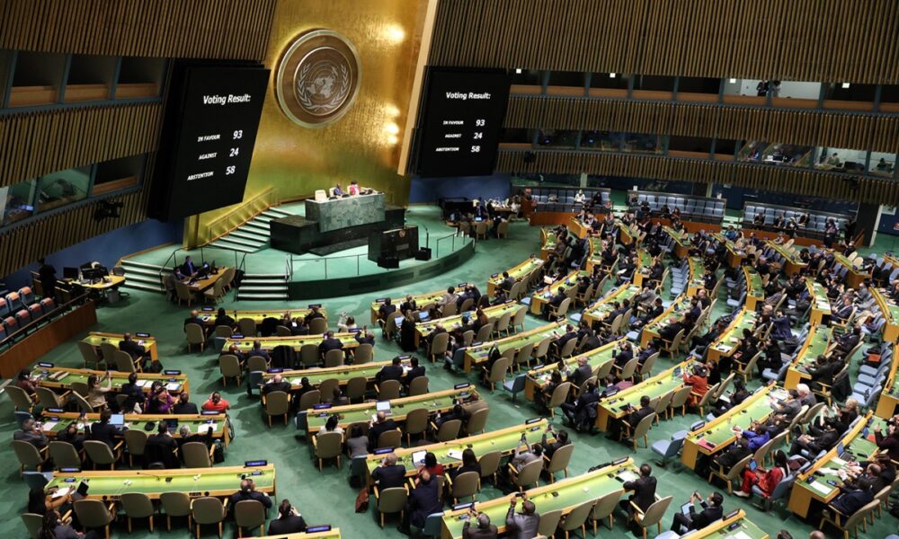 the UN General Assembly Special Emergency Session