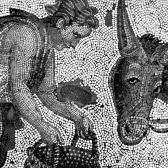 Ancient Latin manuscript of Metamorphoses The Golden Ass by Apuleius first novel in history