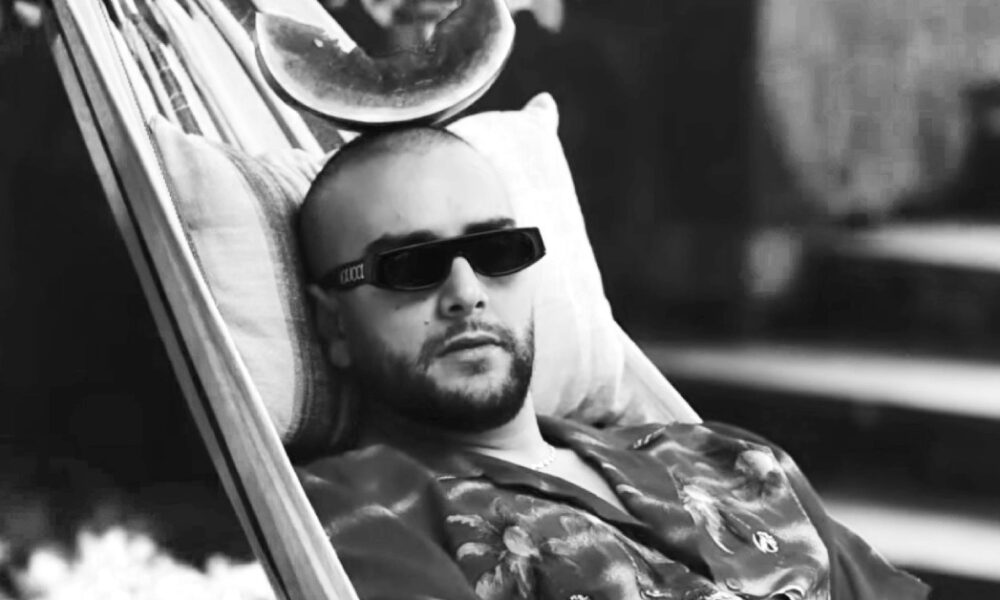 Moroccan rapper Draganove wearing dark sunglasses — artist and producer from Oujda