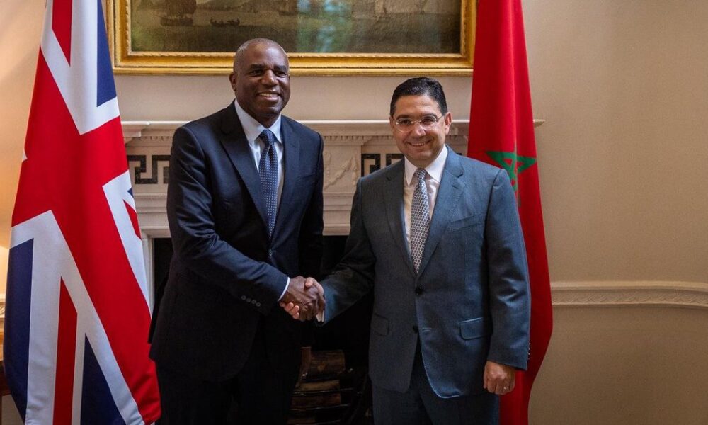 David Lammy meets Nasser Bourita in London to discuss progress in the UK–Morocco Enhanced Strategic Partnership