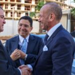 Fouad Ali El Himma, Nasser Bourita and US Ambassador Buchan III at the opening of the US consulate in Casablanca