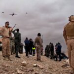 Search and rescue operation near Cap Draa Atlantic cliffs, Tan Tan, Morocco, for two missing U.S. soldiers, African Lion 26, May 2026