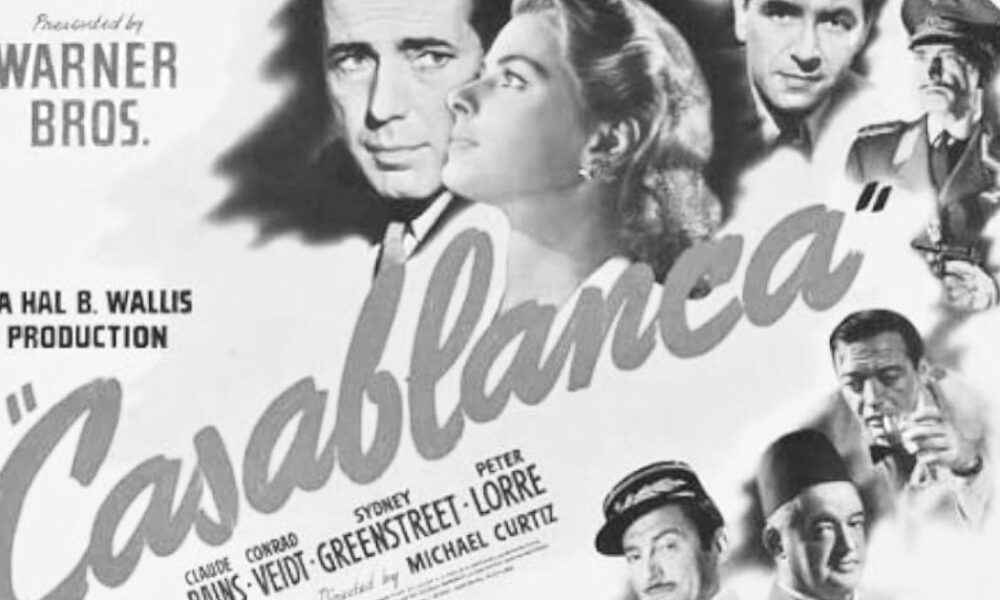 Casablanca 1942 Movie Poster Washington Screening