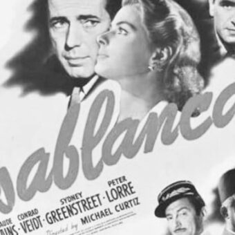 Casablanca 1942 Movie Poster Washington Screening