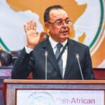 Lahcen Haddad at the Pan-African Parliament extraordinary session