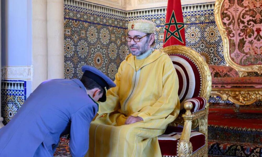 King Mohammed VI and Crown Prince Moulay El Hassan, reflecting Morocco’s stable governance and forward-looking leadership vision as highlighted by Bloomberg.