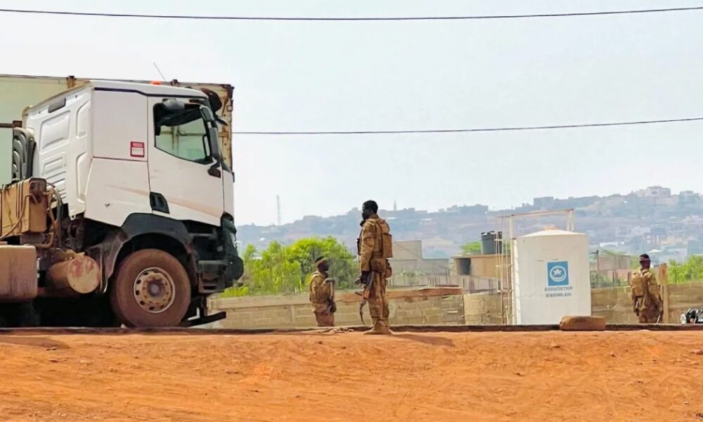 Moroccan commercial trucks on West Africa trade route — eight drivers stranded in Mali amid armed attacks, 2026
