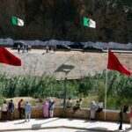 Moroccan migrants return at Jouj Bghal border crossing