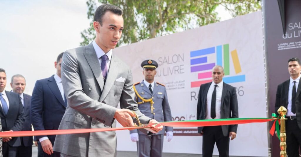 Crown Prince Moulay El Hassan chairs the opening ceremony of the 31st International Book Fair, Rabat, April 30, 2025.
