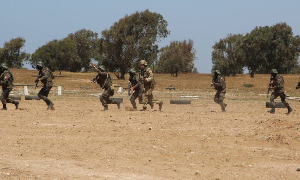 U.S. and Moroccan military assets conducting search and rescue near Cap Draa Training Area, Tan-Tan, Morocco, African Lion 26, May 2026
