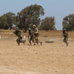 U.S. and Moroccan military assets conducting search and rescue near Cap Draa Training Area, Tan-Tan, Morocco, African Lion 26, May 2026