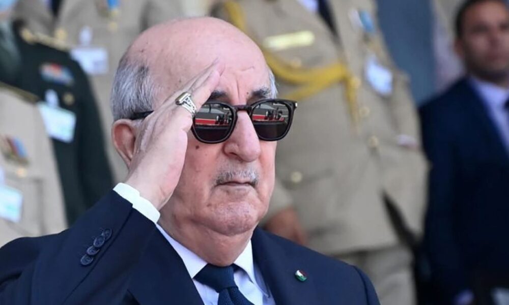 Archive photo of Abdelmadjid Tebboune as France and Algeria revive judicial cooperation amid concerns over the DZ Mafia network.