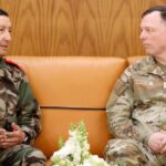 Lieutenant General Mohammed Berrid, Inspector General of the Royal Armed Forces and Commander of the South Zone, and General Dagvin Anderson, Commander of U.S. Africa Command (AFRICOM).