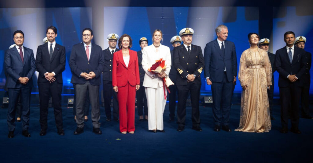 The GNV Aurora christening ceremony, Tangier, June 2, 2026