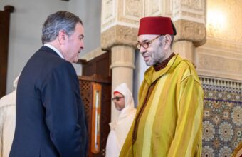 Twelve nations, one ceremony — the Royal Palace in Rabat, 4 June 2026.