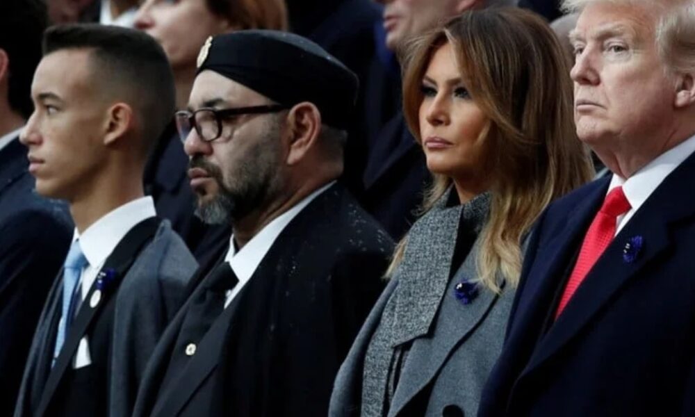 King Mohammed VI of Morocco, invited by the leaders of the US, Canada and Mexico to attend the 2026 World Cup opening ceremony.