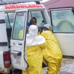 Health workers respond to an Ebola outbreak in the Democratic Republic of the Congo.