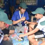 Morocco's first AI-powered eco-village teaches children about plastic pollution on the beach in Safi